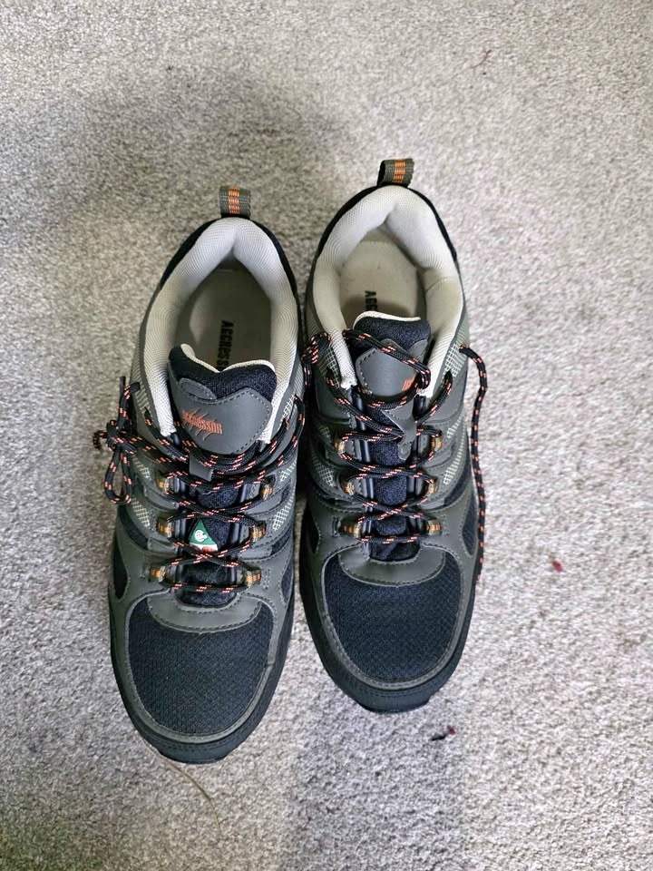 Aggressor Men's Low-Cut Steel Toe Safety Shoes (size 10)