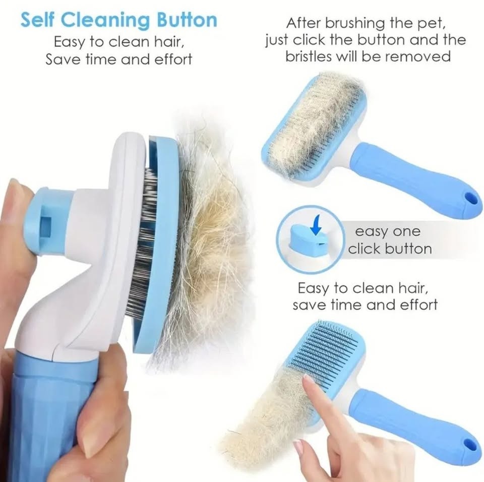 Heavy-Duty Pet Massage Comp & Brush - photo 2