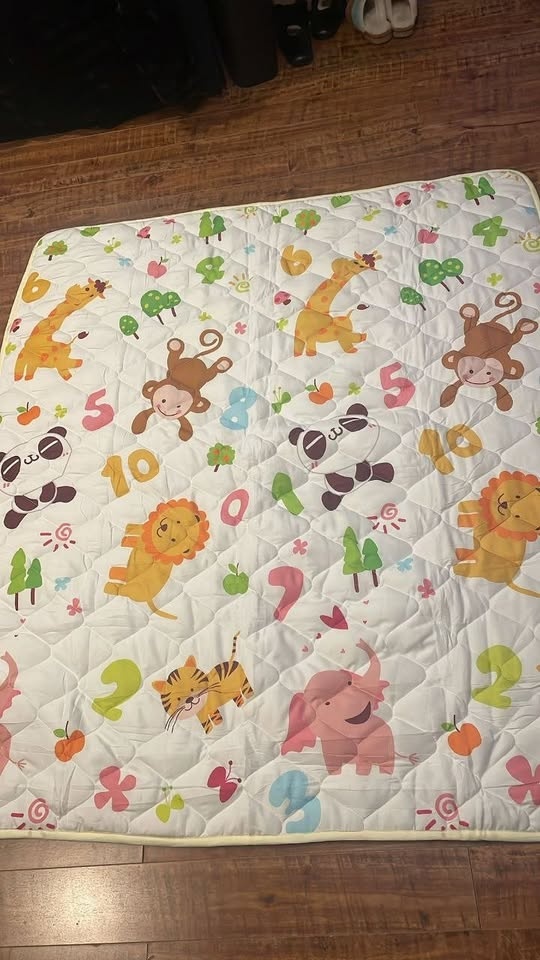 NEW Palopalo MONKEY Baby Playpen Mat 71x59 - photo 3