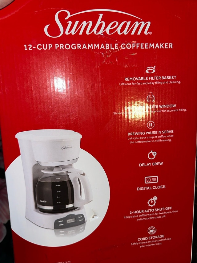 SUNBEAM COFFE MAKER - photo 3