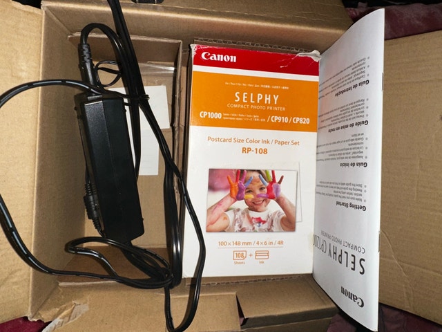Canon selphy cp1200 photo printer-READ DESCRIPTION - photo 2