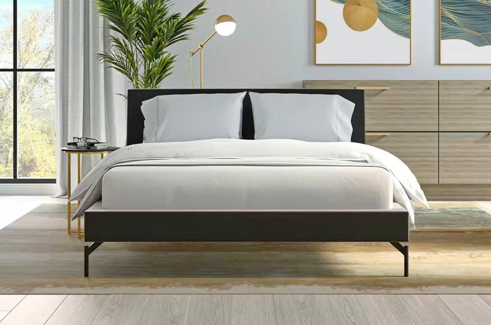 Saatva Copenhagen Queen Bed Frame, New in Box