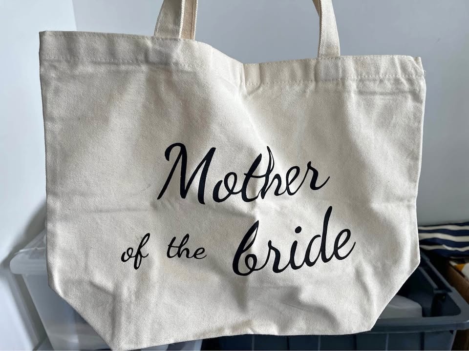 Mother of the Bride tote bag