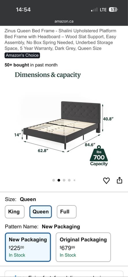 Queen bed frame - photo 5