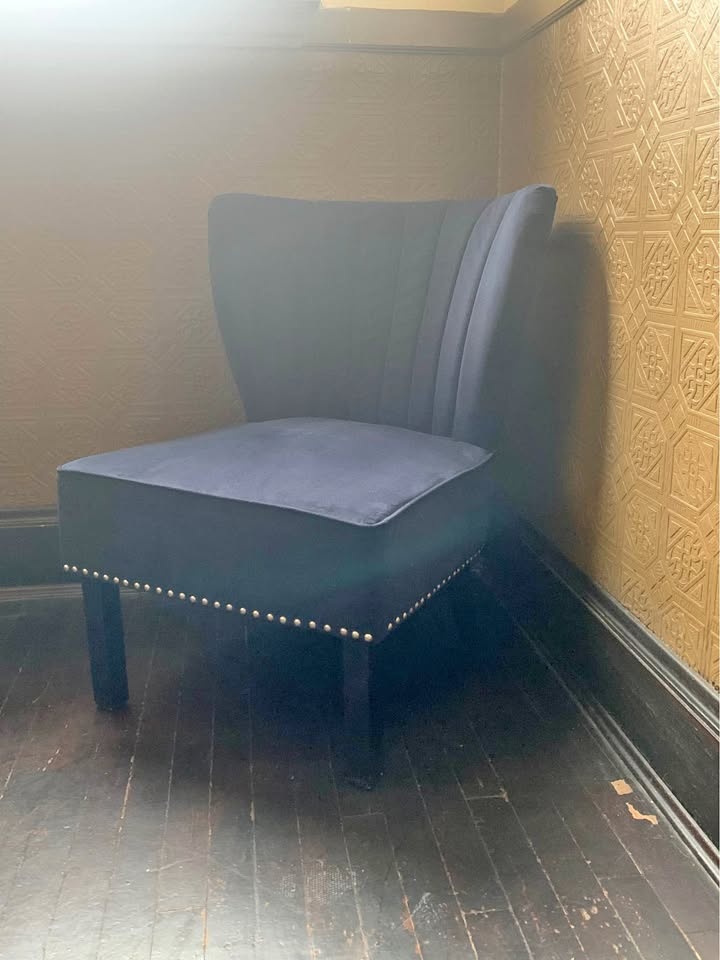 Velvet Navy Chair
