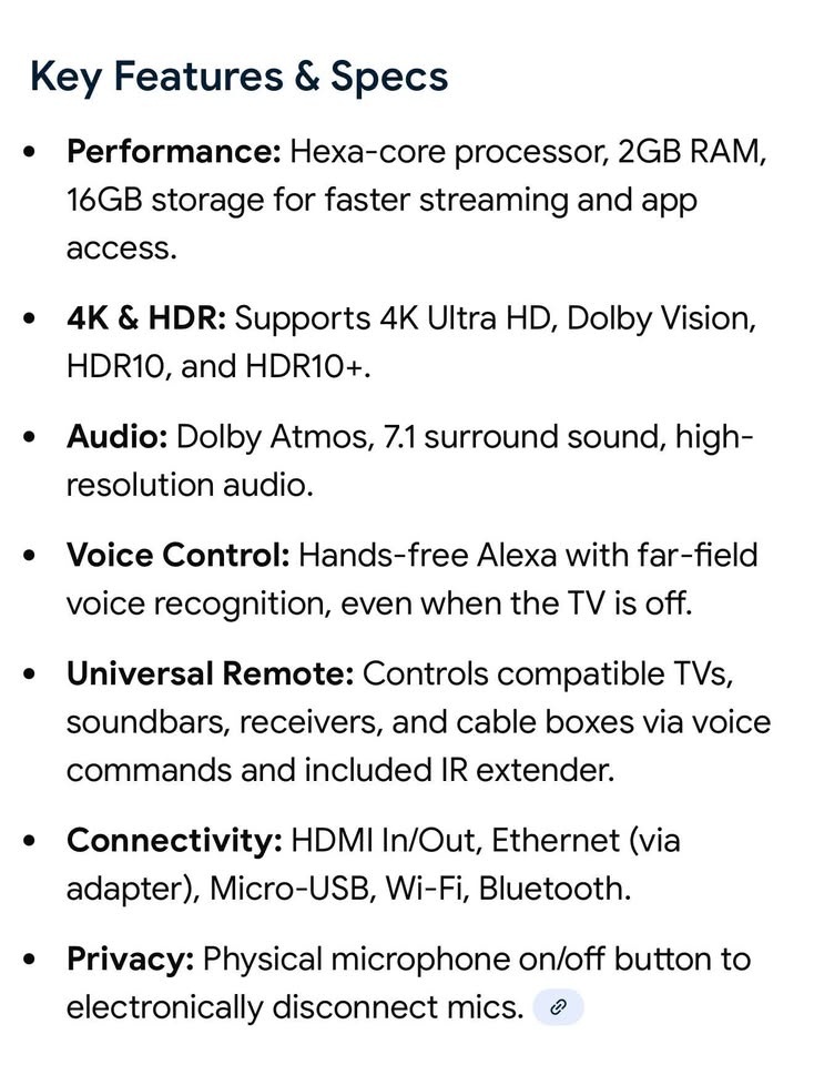 Amazon Fire TV Cube 2nd Gen 🥕 - photo 4