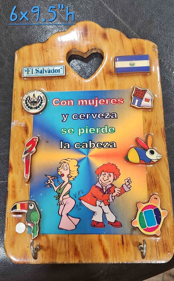 EL SALVADOR plaques for keys/para llaves