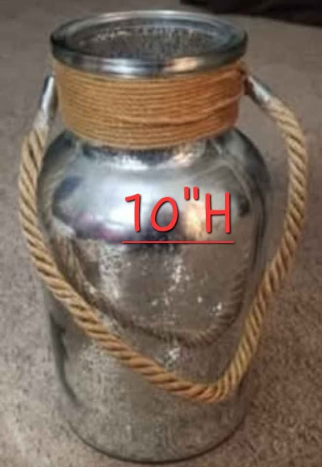 Stained colorful mini glass shade & free Silver Mercury glass ca - photo 2