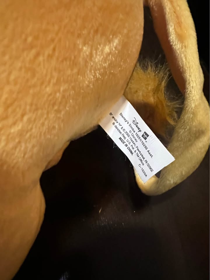 2002 Simba Lion King Plush 20" Disney Hasbro Jumbo Large Stuffed - photo 4