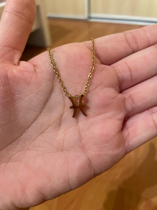 Pisces Gold Necklace
