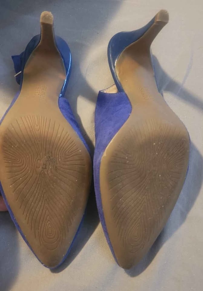 Sarto blue suede shoes 9M - photo 3