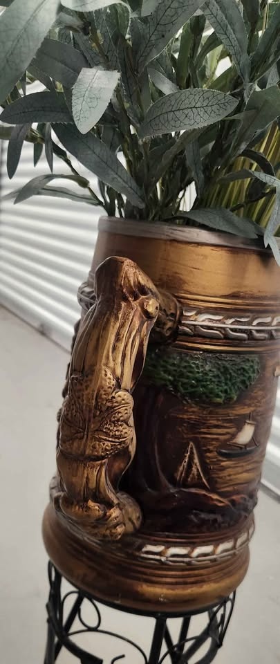 Extra Large mug with flowers - photo 2
