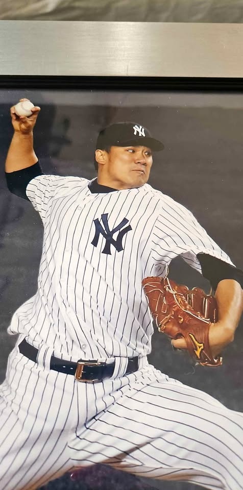 Masahiro Tanaka yankee player wall frame