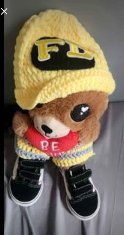 crochet fireman doll  jumpsuit - photo 2
