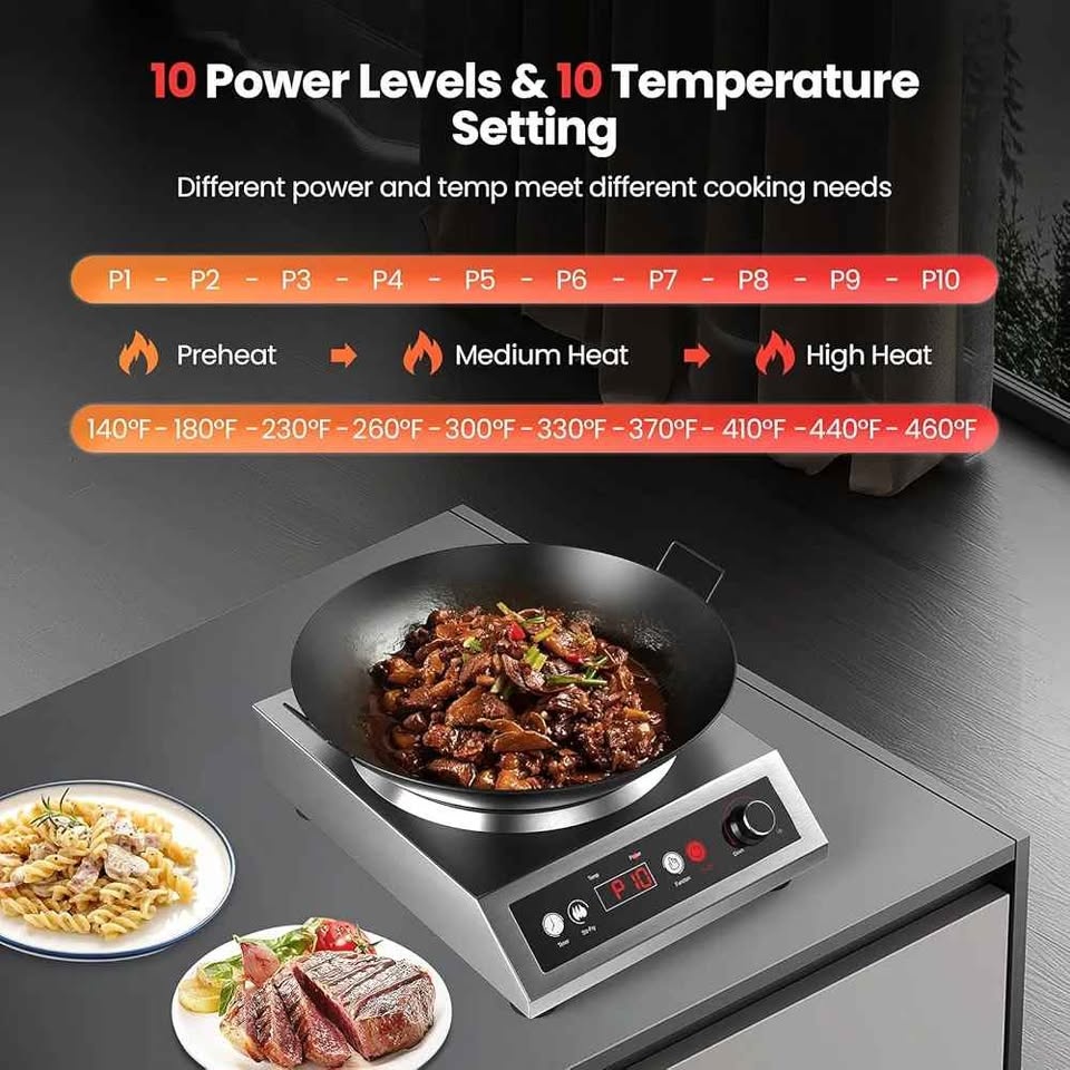 1800W Electric Wok Induction Wok - photo 4