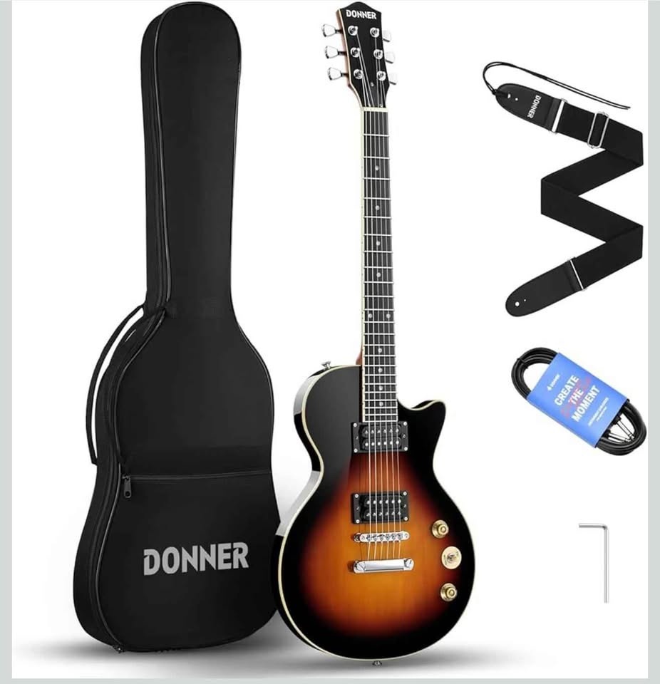 Donner Electric Guitar Beginner Kit Sunburst - photo 3