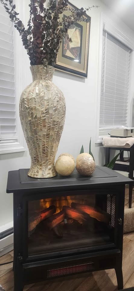 Mosaic Mother of Pearl Vase & More 21"Hx9"W - photo 3