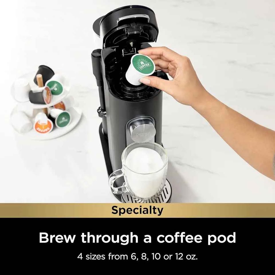 Ninja | Coffee Maker | Single Serve |Brew with Coffee Pods & Gro - photo 3
