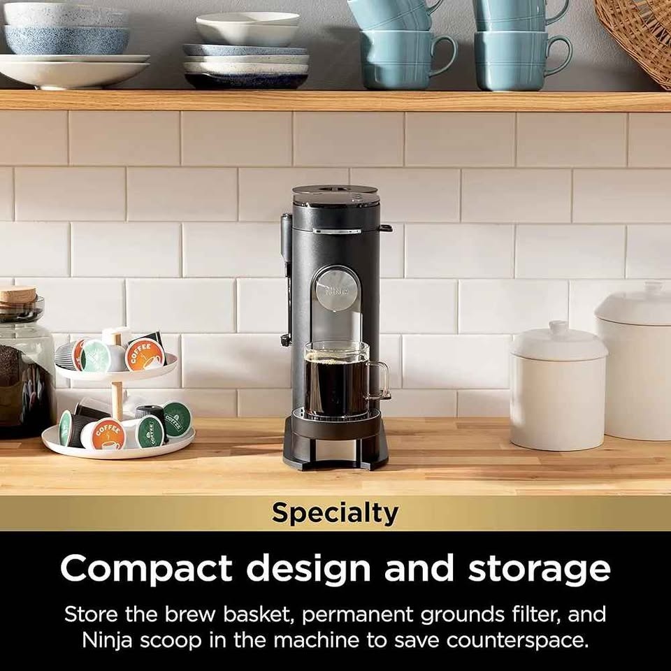Ninja | Coffee Maker | Single Serve |Brew with Coffee Pods & Gro - photo 5