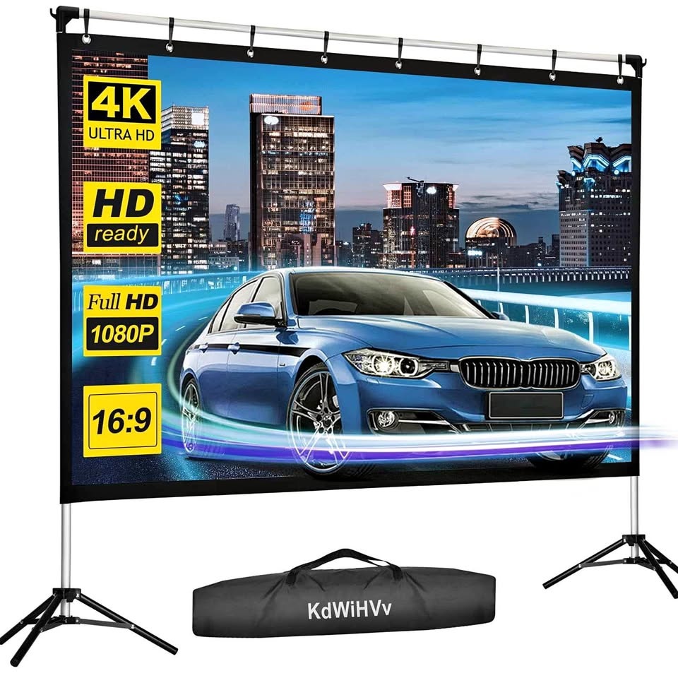 150-Inch Outdoor Projection Screen – 16:9 HD Format