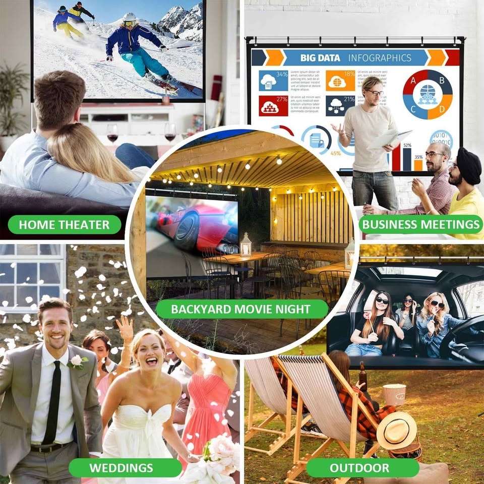 150-Inch Outdoor Projection Screen – 16:9 HD Format - photo 3