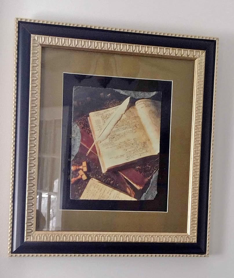 Black & gold 3D wall frame "18x20.5"