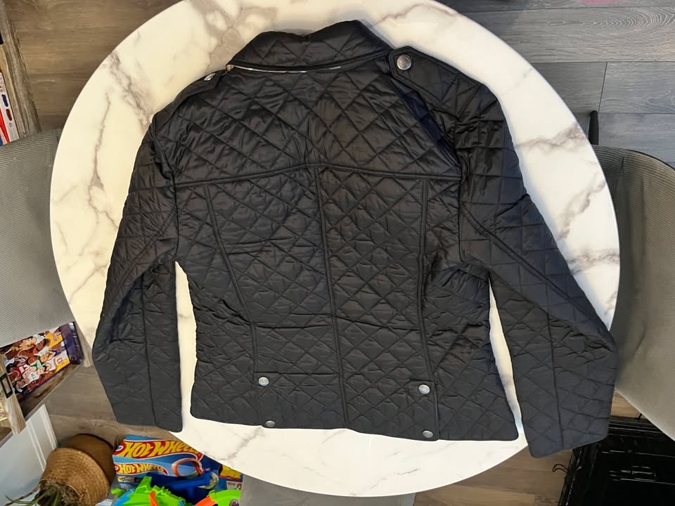 Burberry Brit Quilted Riding Jacket - Black - Size M - photo 3