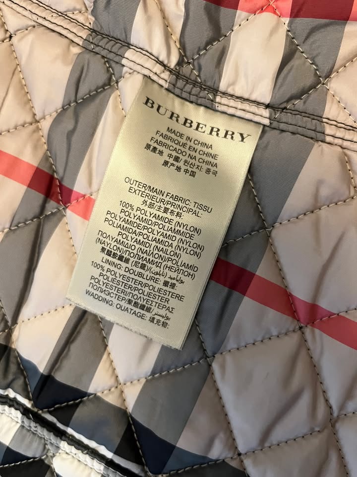 Burberry Brit Quilted Riding Jacket - Black - Size M - photo 5