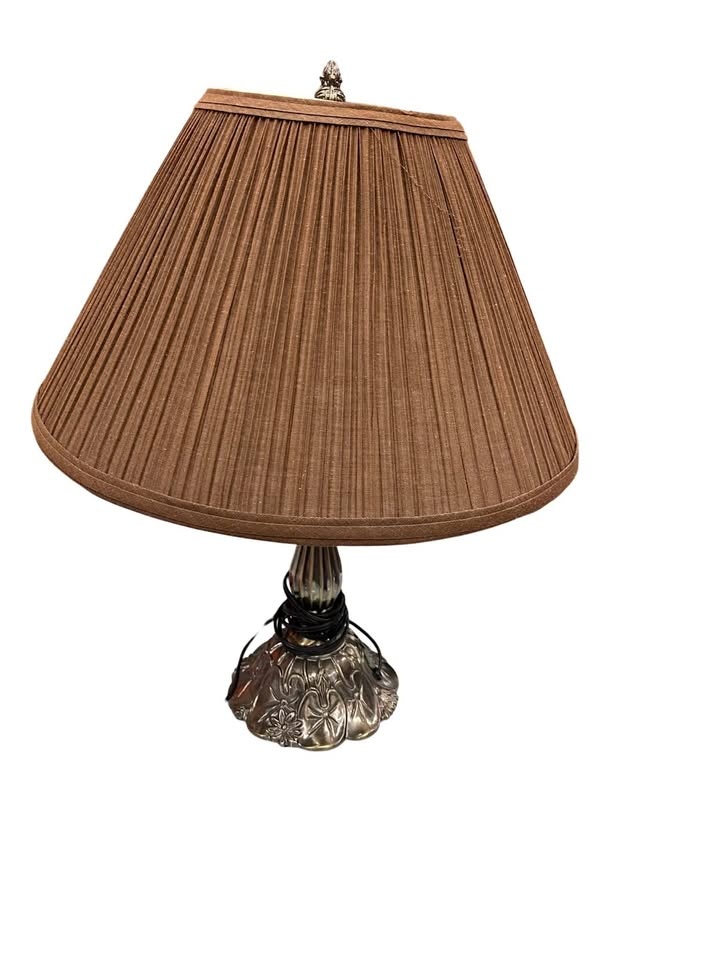 Silver lamp with - Beautiful X’mas gift
