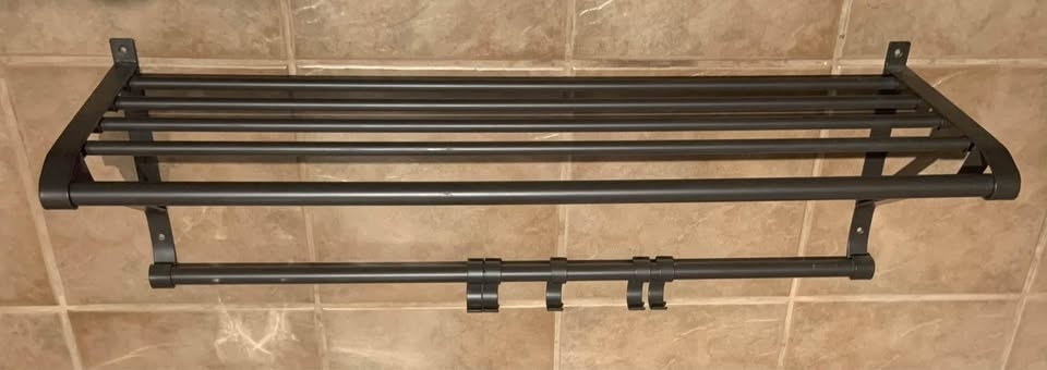 Stainless Steel Towel Rack Wall Mounted - photo 2