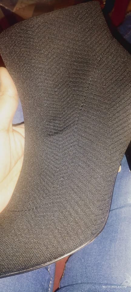 black & rose gold ankle boot 9.5 - photo 2