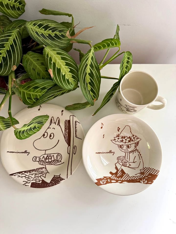 Moomin Valley Plate, Bowl and Mug Set