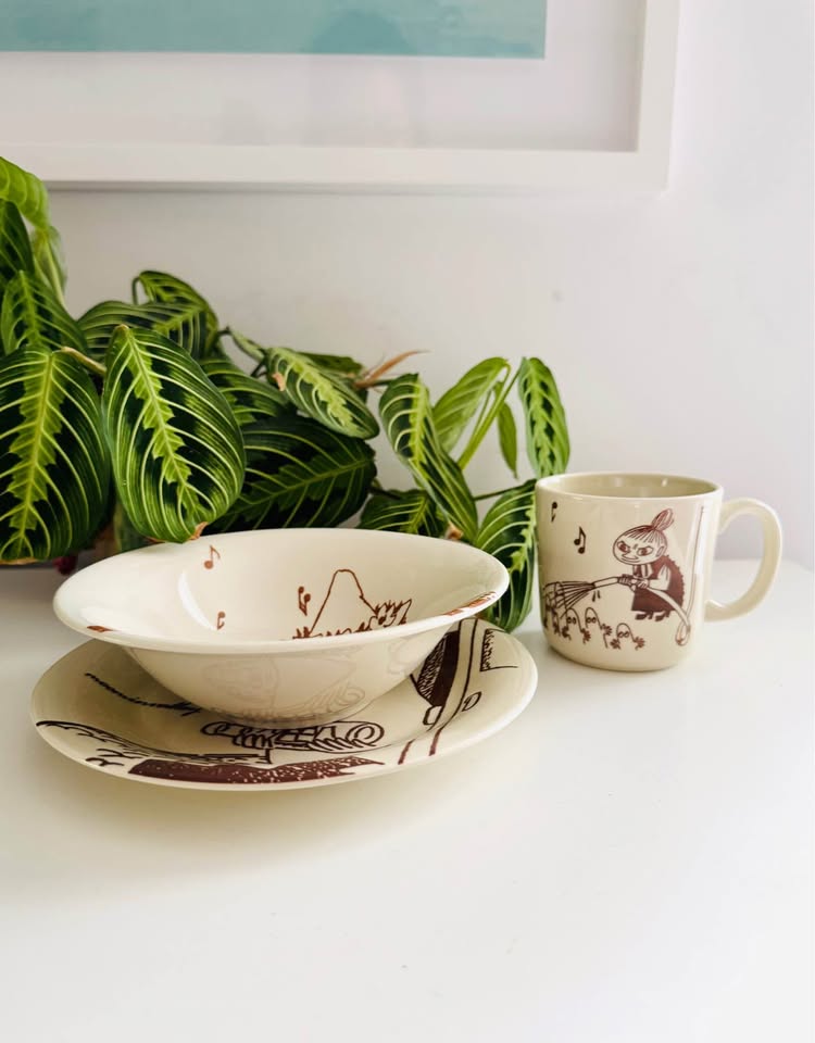 Moomin Valley Plate, Bowl and Mug Set - photo 4