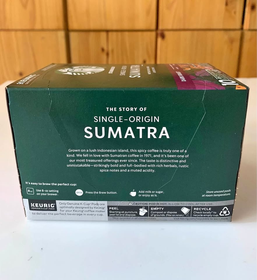 Starbucks Sumatra 10 pods