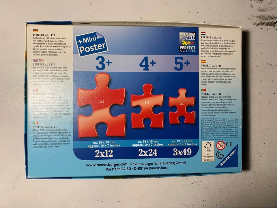 Used dinosaur puzzle - photo 2