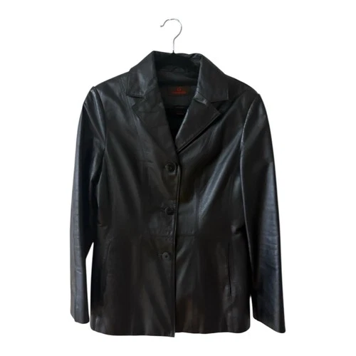 Women's Danier Vintage Black Blazer Size UK 4 - photo 2