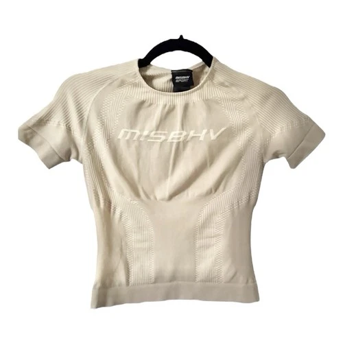 MISBHV Beige Crewneck Sport Top Women's Size XS/S - photo 3