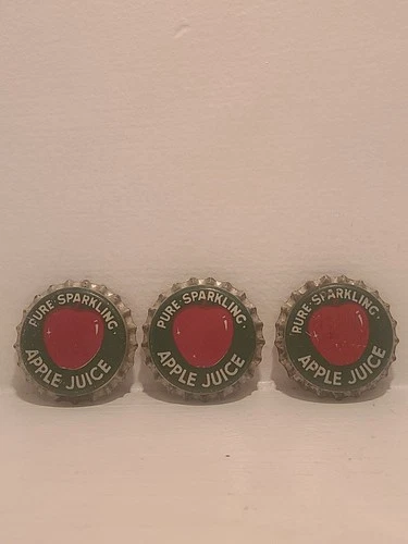 3 RARE Antique 1940s Belle Beverages Bottle Caps