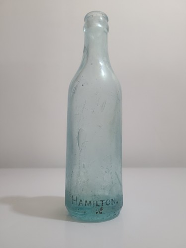 RARE 1900s Cummer&sons Blue Glass Bottle Hamilton Ont. - photo 2