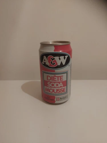 Rare Vintage A&w Diet Cream Soda Can(Made In Canada) - photo 2
