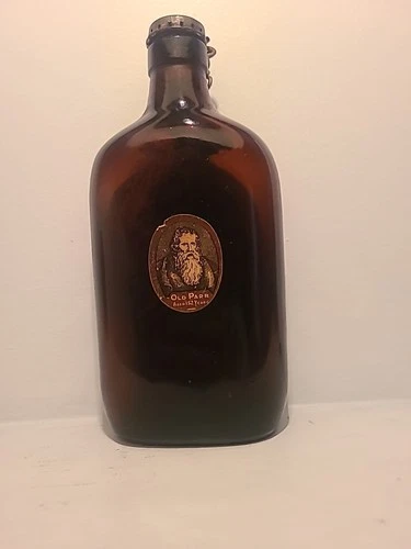 RARE Antique 1910s Grand Old Parr Scotch Whisky Bottle W Cap - photo 2