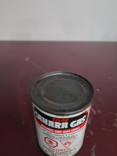 RARE 1950 Siloo Sahara Gas Treatment Can NOS Full - photo 4
