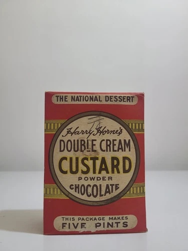 RARE NOS 1930s Hanny Homes Chocolate Custard