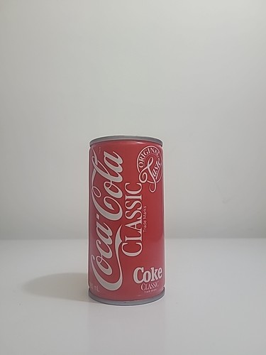 Empty 1980s 280 Ml Coke Classic Soda Can - photo 3