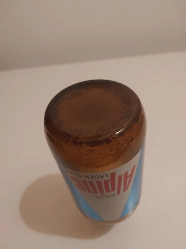 Vintage Alpine Stubby Lager Beer Bottle - photo 4