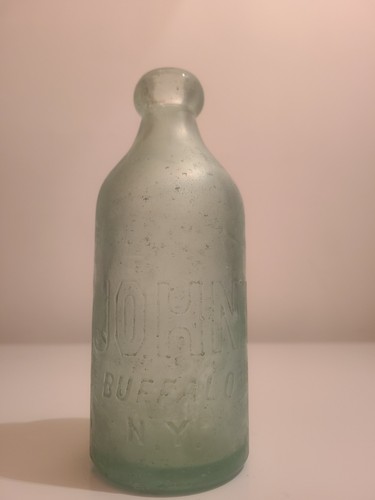 1870s John Howell Early Hutchinson Bottle Buffalo Ny