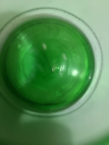 Vintage 1950s Green Glass Ink bottle - photo 4