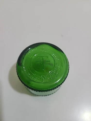 Vintage 1950s Green Glass Ink bottle - photo 5