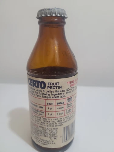Vintage 1976 Certo Bottle Empty. With Cap - photo 3