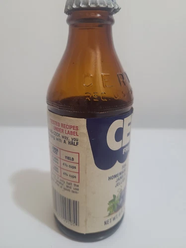 Vintage 1976 Certo Bottle Empty. With Cap - photo 4